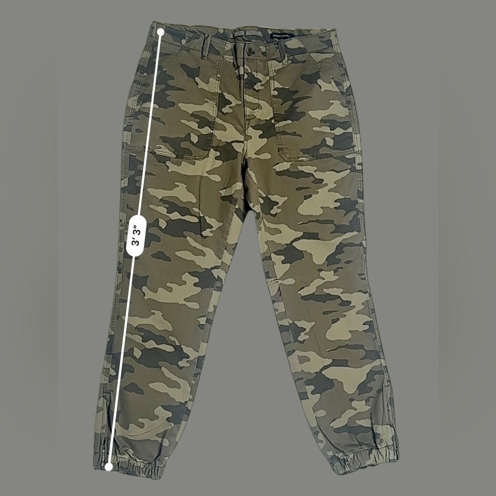 Banana Republic Camo Utility Jogger Pants Cotton Stretch – Size 14 - Picture 10 of 11